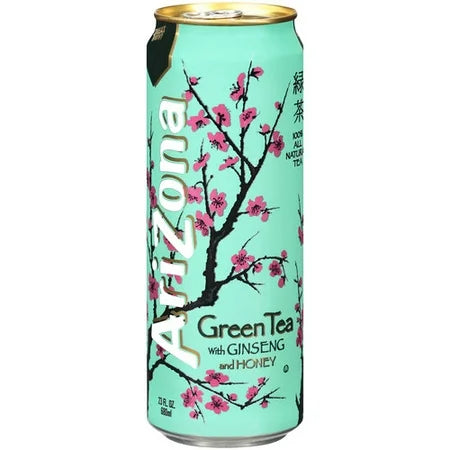 Arizona Zaļā Tēja ar Žeņšeņu un Medu 650 ml (ASV) Oishii Asian Mart