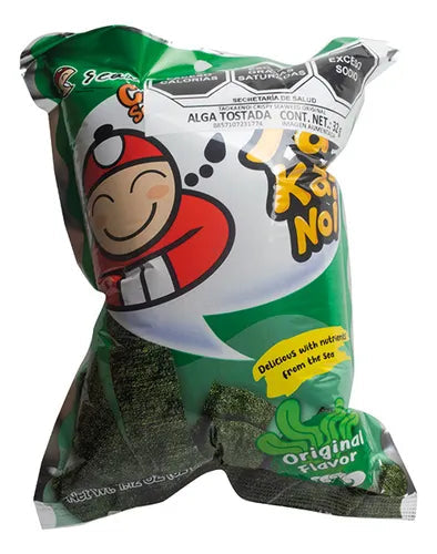 Tao Kae Noi Kraukšķīgais Jūraszāļu Dzēriens – Oriģinālā Garša 32 g (Taizeme) Tao Kae Noi