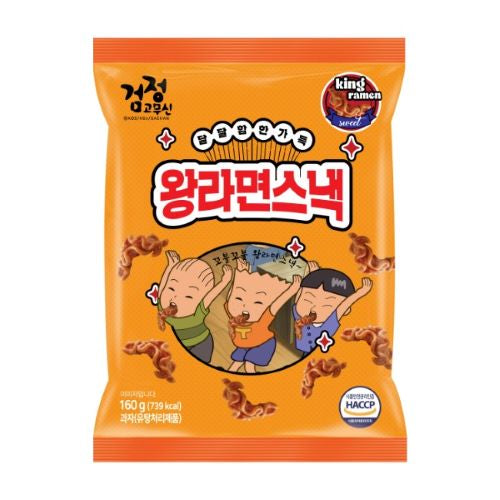 BRS King Ramen Snack 160g/ BRS King Ramen Uzkodu Pulveris 160 g (Koreja) Oishii Asian Mart