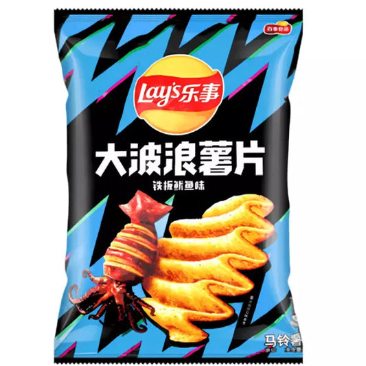 LAY’S Squid Flavour Chip 70g/ LAY’S Čipsi ar Kalmāra Garšu 70 g LAY’S