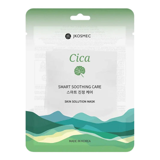 Skin Solution Soothing Facial Mask Cica/ Skin Solution nomierinoša sejas maska Cica Oishii Asian Mart