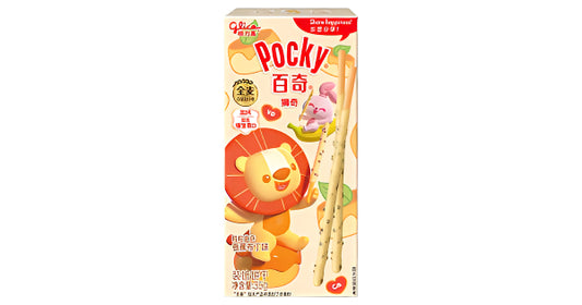 Glico Pocky Animal banānu un pudiņa garša (Ķīna) Pocky