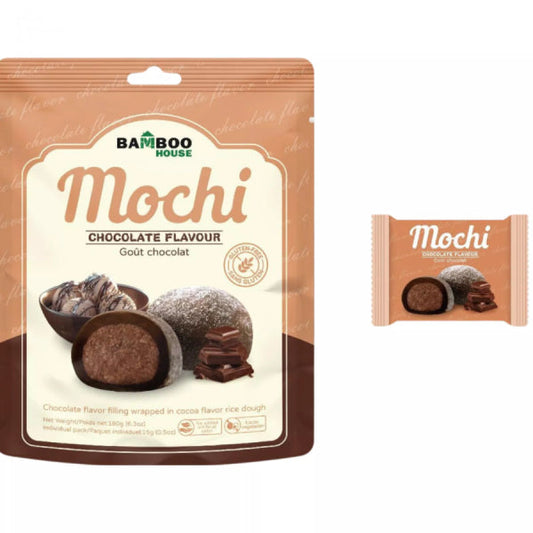 BAMBOO HOUSE Chocolate mochi/ BAMBOO HOUSE Šokolādes moči Oishii Asian Mart