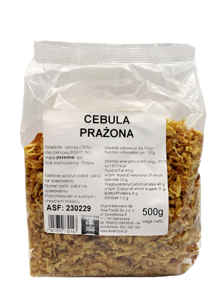 Fried Onion 500g/ Cepts sīpols 500 g (Polija) Oishii Asian Mart