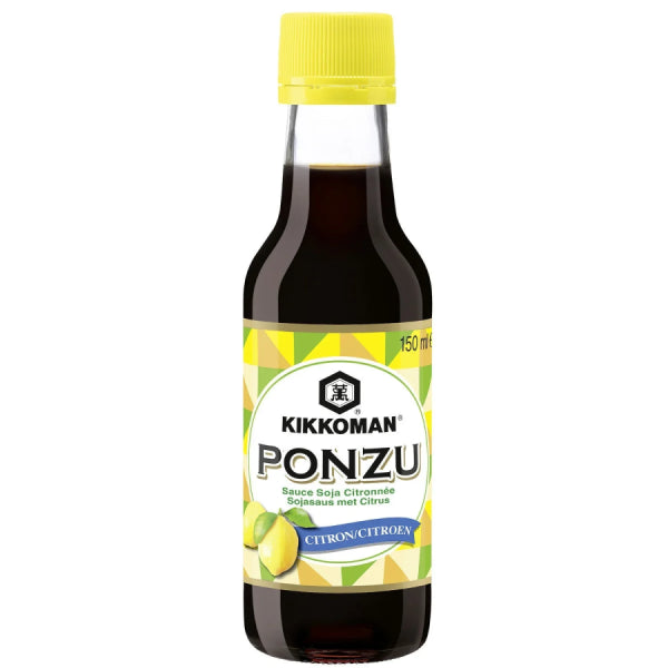 KIKKOMAN Soy sauce with citrus Ponzu, 150ml/ Sojas mērce ar citrusu Ponzu, 150ml Oishii Asian Mart