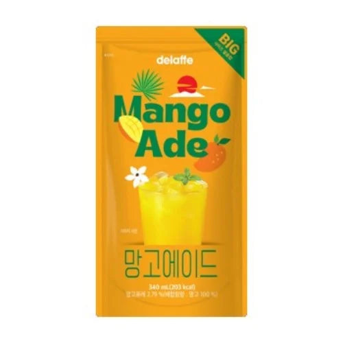 Delaffe Mango Ade 340ml/ Delaffe mango dzēriens (Ade), 340 ml Oishii Asian Mart