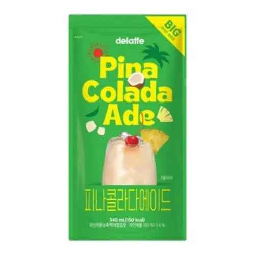 Delaffe Pina Colada Ade 340ml/ Delaffe Pina Colada dzēriens (Ade), 340 ml