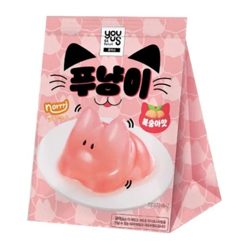 GS Funyangi Pudding Jelly Peach 90g/ GS Funyangi želejas pudiņš ar persiku garšu, 90 g Oishii Asian Mart