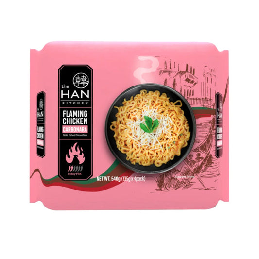 The Han Kitchen Flaming Chicken Carbonara (No Meat)/ Asā "Vistas" Karbonāra (bez gaļas) 135g The Han Kitchen