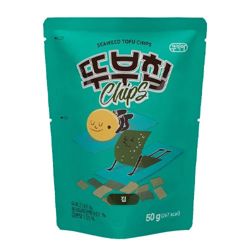 Cookia Tofu Snack Seaweed 50g/ Cookia Tofu uzkoda ar jūraszālēm 50g Netflix
