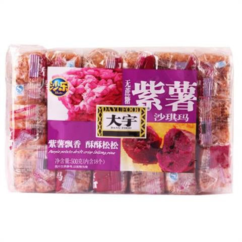 DY Sachima Purple Potato flavour 408g/ DY Sačima ar purpura kartupeļu garšu 408 g Fresh Sunshine