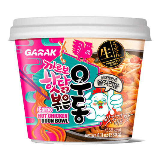 GARAK Carbo Hot Chicken Udon 230g/ GARAK asi vistas udoni ar karbonādes garšu 230 g YOUNGPOONG