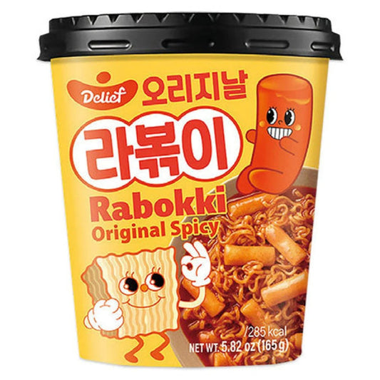 Delief Rabokki Sweet and Spicy 165g/ Delief Rabokki saldi un asi 165 g YOUNGPOONG