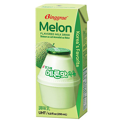 BINGGRAE Melon Milk 200ml/ BINGGRAE meloņu piens 200ml Riva