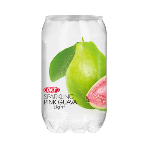 OKF Sparkling Pink Guava Drink 350ml/ OKF Gāzēts Rozā Gvajaves Dzēriens 350 ml OKF