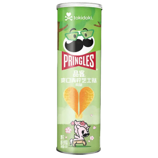 Pringles Refreshing Lime Cheese Tart 110g/ Pringles Atsvaidzinošas Laima un Siera Tartes 110 g Oishii Asian Mart