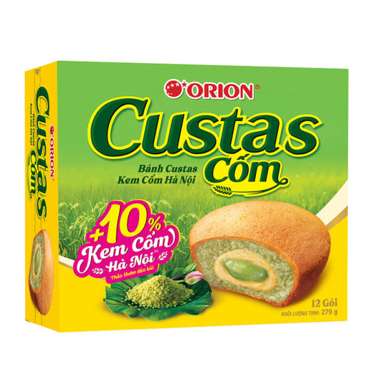 Orion Custas Green Rice Com Soft Cake 282g/ Orion Custas Zaļo Rīsu Com Mīkstā Kūka 282 g Oishii Asian Mart