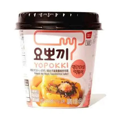 Yopokki Topokki Pollack Roe Mayo Cup 118g/ Yopokki Topokki kausā ar mencu ikru majonēzi 118 g