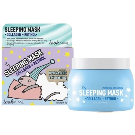 Look At Me Collagen + Retinol Sleeping Mask 100ml Oishii Asian Mart