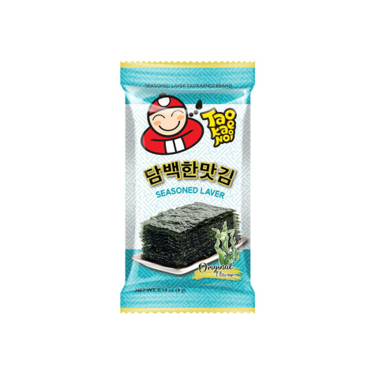 Tao Kae Noi Laver Original Laver Seaweed 4g/ Tao Kae Noi Laver Oriģinālās jūraszāles 4 g Oishii Asian Mart