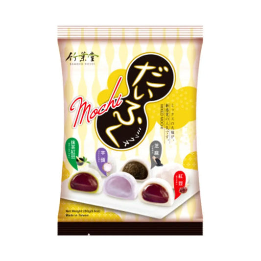BAMBOO HOUSE Mixed Mochi 250g/ BAMBOO HOUSE Jauktie Moči 250g Oishii Asian Mart