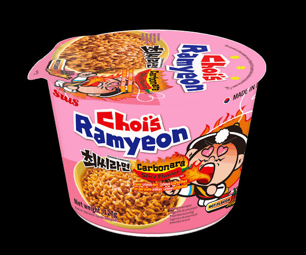 CHOIS Cup Ramen Carbonara, spicy 127,5 g/ CHOIS Kausiņa ramen karbonāra, ass 127,5 g CHOIS