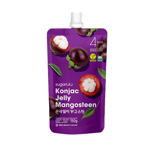Sugarlolo konjac Jelly Mangosteen 150g/ Konjaka želeja ar mangostānu 150 g Oishii Asian Mart