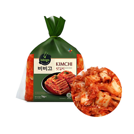 Bibigo Sliced Kimchi 1Kg/ Bibigo Sagriezts kimči 1 kg Chongga