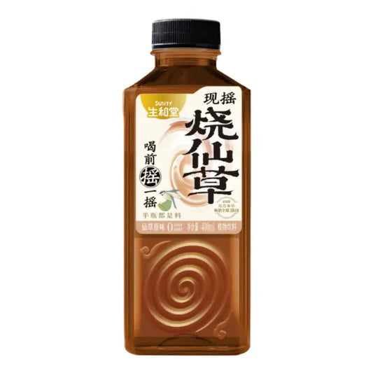 Sunity Grass Jelly Drink Original Flavor 400ml/ Sunity zāļu želejas dzēriens Oriģinālā garša 400 ml Sunity