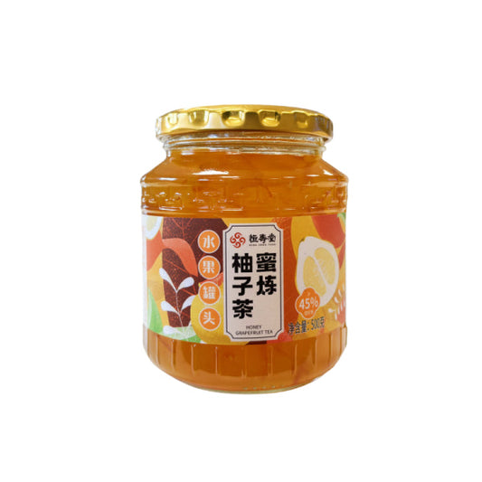 Heng Shou Tang Honey Pomelo Tea 500g/ Heng Shou Tang medus–pomelo tēja 500 g Oishii Asian Mart