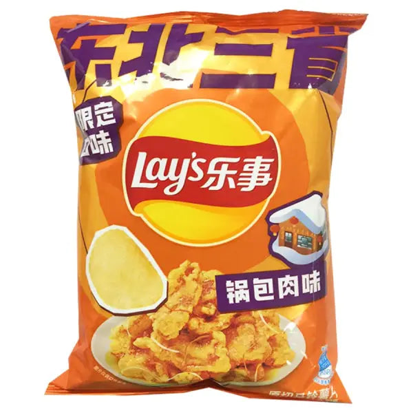 Lay's City Crispy Sweet & Sour Pork Limited Edition/ Lay's City Kraukšķīgā saldskābā cūkgaļa Ierobežotā izlaiduma LAY’S