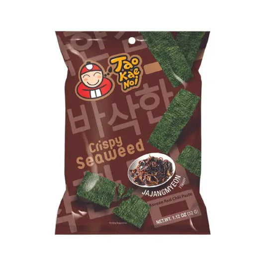 Tao Kae Noi Crispy Jajangmyeon Seaweed 32g/ Kraukšķīgās Jajangmyeon jūraszāles 32g Tao Kae Noi