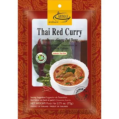 AROMAX Thai Red Curry 77g/ AROMAX Taizemes sarkanais karijs 77 g Oishii Asian Mart