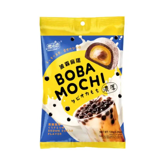 Yuki & Love Boba Mochi Brown Sugar 120g/ Boba Moči ar Brūno Cukuru 120 g Oishii Asian Mart