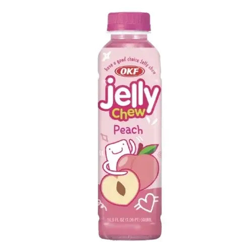 OKF Jelly Chew peach 500ml / OKF Jelly Chew persiku 500 ml Oishii Asian Mart