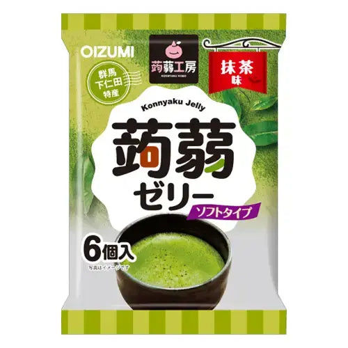 Shimonita konjac jelly matcha 106g/ Shimonita konjaka želeja ar mačām, 106 g Shimonita