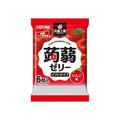 Shimonita konjac jelly apple flavor 112g/ Konjaka želeja ābolu garša, 112 g Shimonita