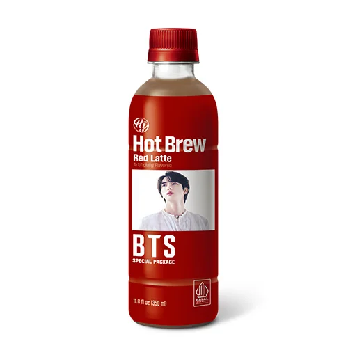 HY BTS red latte 350ml / HY BTS sarkanais latte 350 ml HY