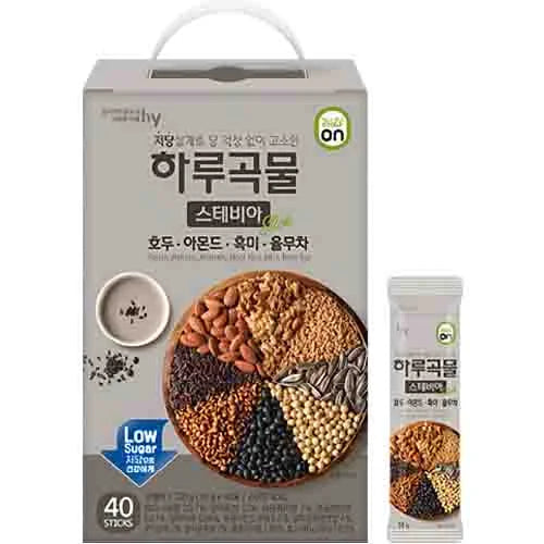 HY Haru graudu maisījums – stēvija, valrieksti, mandeles un brūnie rīsi, 720 g Oishii Asian Mart