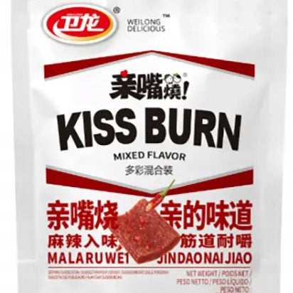 Wei long kiss burn snack (1 piece)/ Wei Long “Kiss Burn” pikantā uzkoda (1 iepakojums) Wei Long