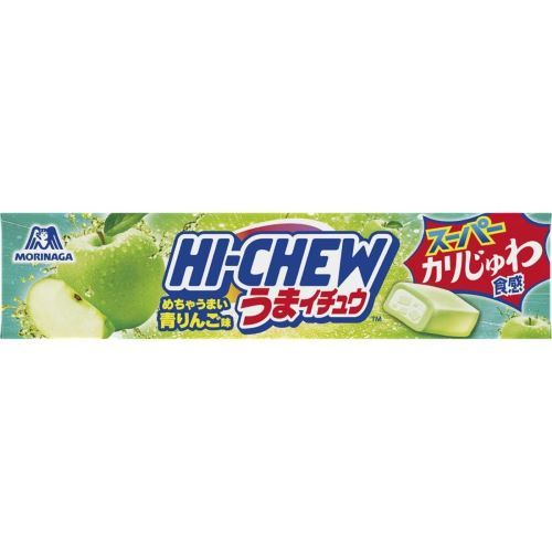 Hi-Chew Soft Candy Green Apple Flavor 4,6g/ Hi-Chew mīkstā konfekte ar zaļā ābola garšu, 4,6 g