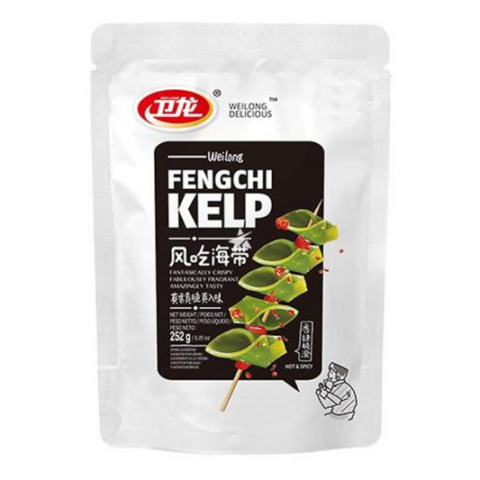 Wei Long Fengchi Kelp Hot Flavour 252g/ Fengchi jūras kāposti ar asu garšu 252 g