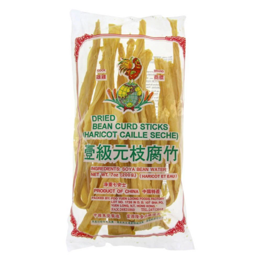 Cock Dried Bean Curd Sticks 200g/ Cock kaltēti sojas siera (tofu) stienīši 200 g