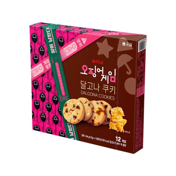 Netflix Squid Game Dalgona Cookies 144g/ Netflix Squid Game dalgonas cepumi 144g