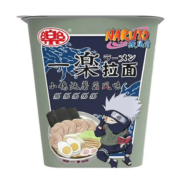 YILE Naruto Chicken Mushroom Noodles Cup 100g/ YILE Naruto vistas un sēņu nūdeļu krūze 100g - Oishii Asian Mart