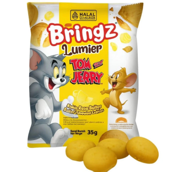 Bringz Lumier Tom & Jerry sviesta cepumi (ierobežota versija) 35g - Oishii Asian Mart