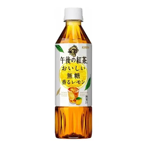 Kirin Afternoon Tea Sugar-free Lemon 500ml/ Kirin pēcpusdienas tēja ar citronu, bez cukura, 500 ml - Oishii Asian Mart