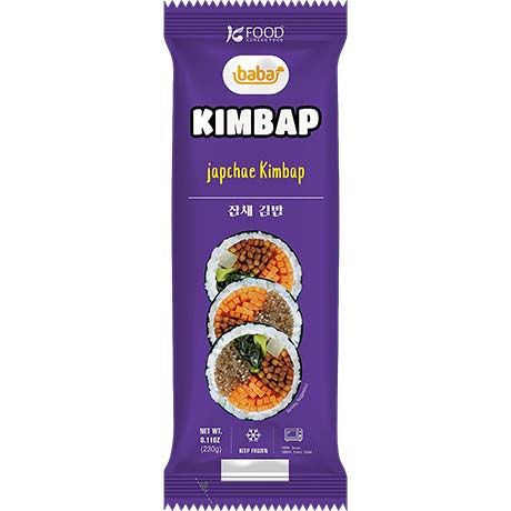 BABA Japchae Kimbap 230 G/ BABA kimbaps ar japčes nūdelēm, 230 g