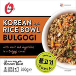 O'FOOD Rice Bowl Bulgogi 350g/ O'FOOD rīsu bļoda ar bulgogi, 350 g - Oishii Asian Mart