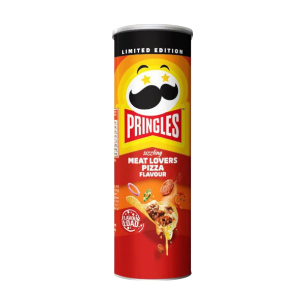Pringles BBQ Lovers Pizza 102g/ Pringles BBQ Mīļotāju Pica 102 g